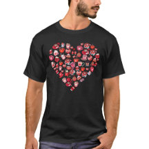 Diseño de café con forma de corazón de amor del dí