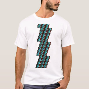 Camiseta Diseño de café marrón de la colección de la parte