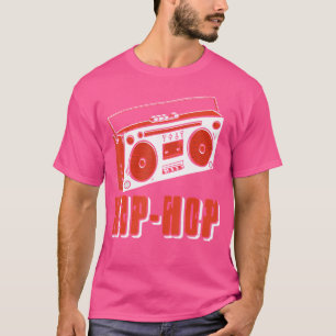 Camiseta Diseño De Caja De Hip-Hop Retro Para Los Amantes D