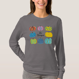 Camiseta Diseño de Calabaza Colorido