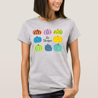 Camiseta Diseño de Calabaza Colorido