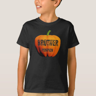Camiseta Diseño de calabaza de Halloween para hermano