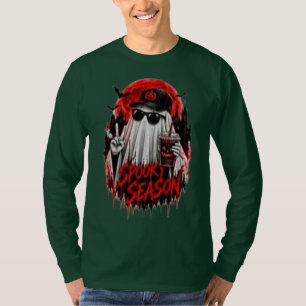 Camiseta Diseño de calabaza gótica de Halloween de temporad