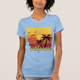 Camiseta Diseño de California - Forma delgada de Bella+Canv