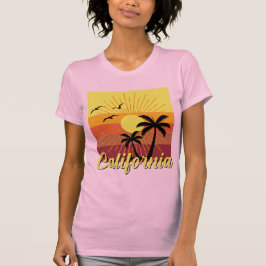 Camiseta Diseño de California - Forma delgada de Bella+Canv