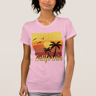 Camiseta Diseño de California - Forma delgada de Bella+Canv