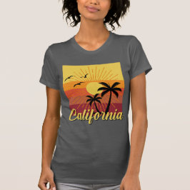 Camiseta Diseño de California - Forma delgada de Bella+Canv