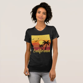 Camiseta Diseño de California - Forma delgada de Bella+Canv