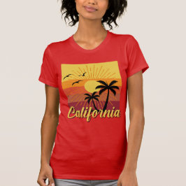 Camiseta Diseño de California - Forma delgada de Bella+Canv