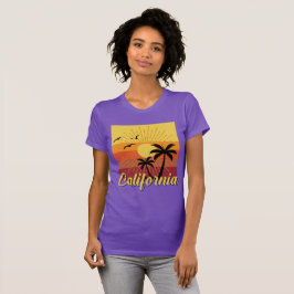 Camiseta Diseño de California - Forma delgada de Bella+Canv