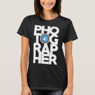 Camiseta Diseño de cámara de diseño de fotografía borrosa r