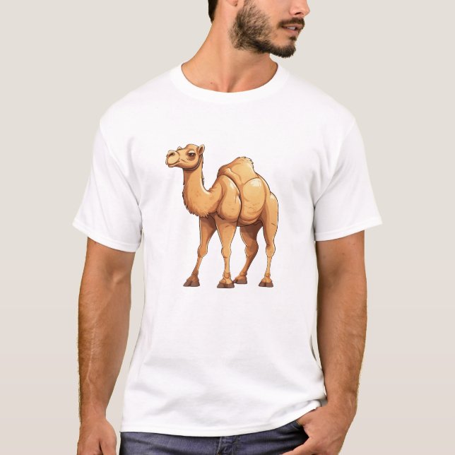 Camiseta Diseño de camello elegante, estilo exótico para la (Anverso)
