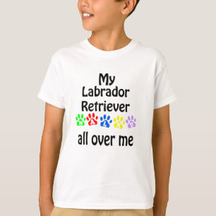 Camiseta Diseño de caminatas de recuperación de Labrador