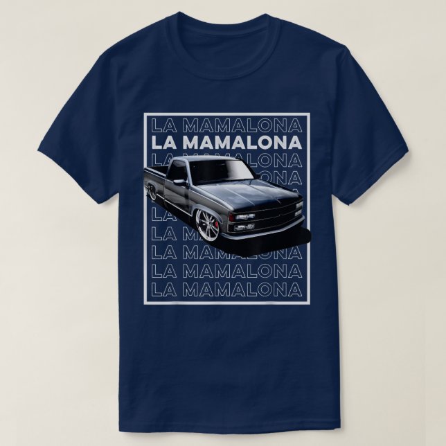 Camiseta Diseño de camiones OBS de La Mamalona 90 (Diseño del anverso)