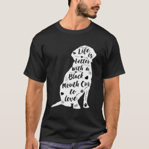 Camiseta Diseño De Camisas De Cur De Boca Negra Para Cur De