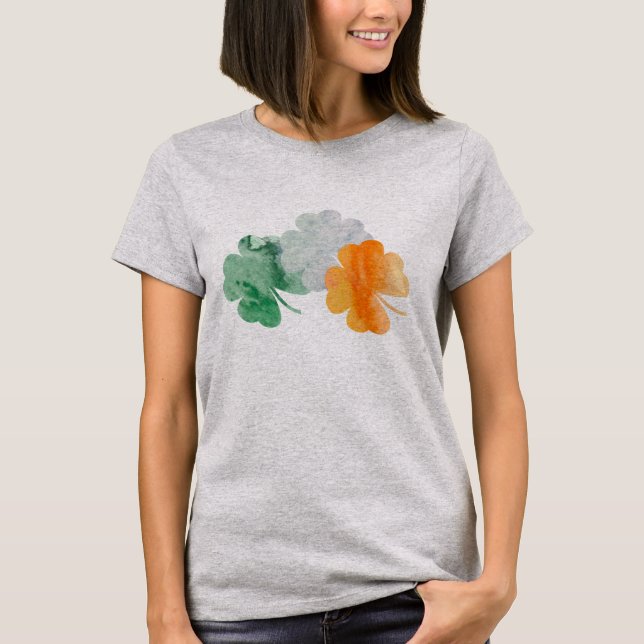 Camiseta Diseño de camisas de Naranja blanco verde de la ba (Anverso)