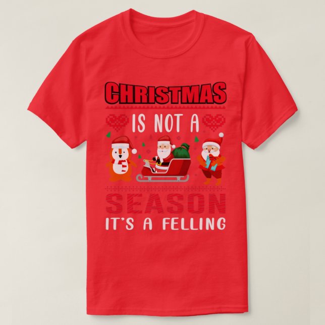 Camiseta Diseño De Camisas navidades (Diseño del anverso)