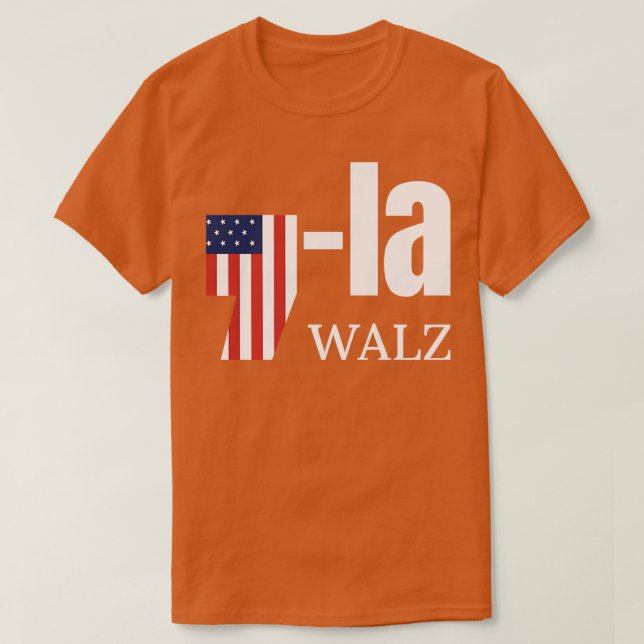 Camiseta Diseño de campaña Walz 2024 TShirt (Diseño del anverso)