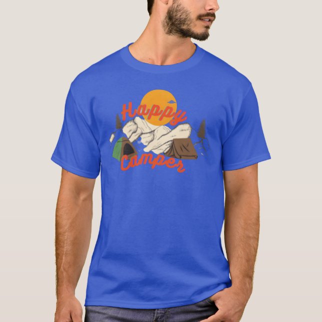 Camiseta Diseño de camping divertido (Anverso)