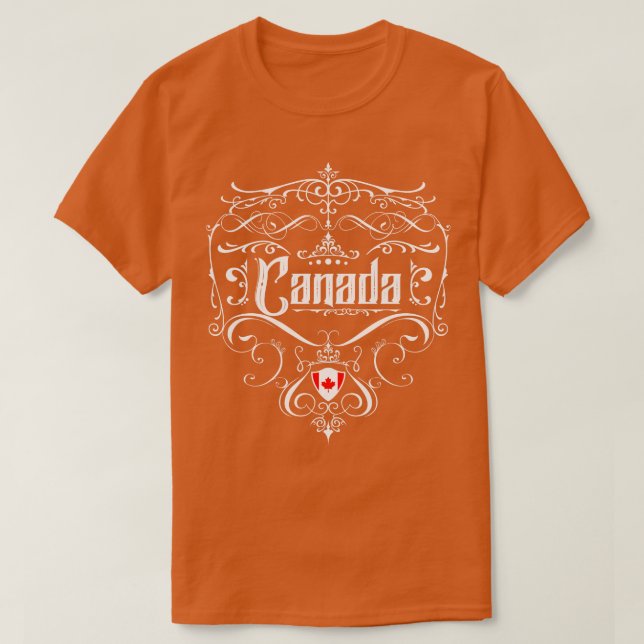 Camiseta Diseño de Canadá Vintage (Diseño del anverso)