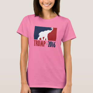 Camiseta Diseño de candidato GOP de Trump 2016
