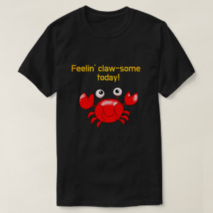 Camiseta Diseño de cangrejo lindo y gracioso para los amant