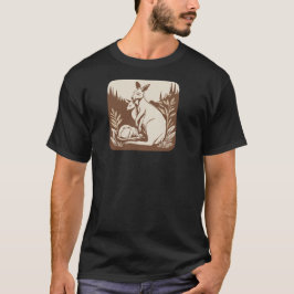 Camiseta Diseño de canguro