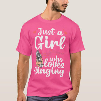 Camiseta Diseño De Canto Gracioso Para Chicas Mujeres Jóven