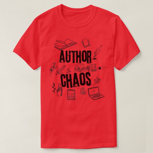 Camiseta diseño de caos de autor (Diseño del anverso)