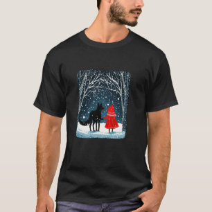 Camiseta Diseño de Caperucita Roja para un Toque Saludable