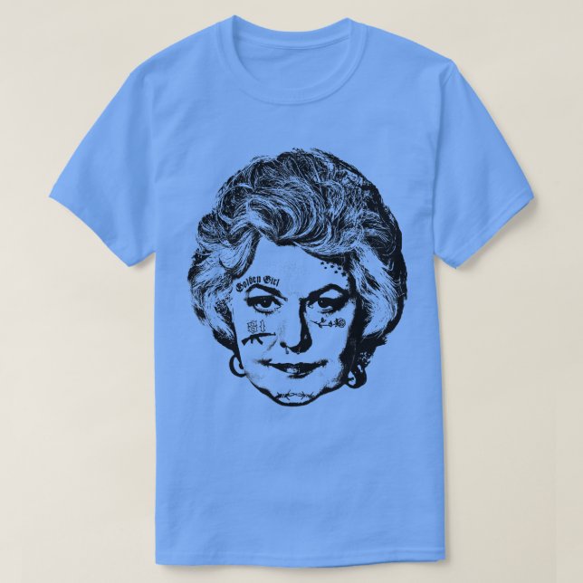 Camiseta Diseño de cara de Bea Arthur Punksthetic (Diseño del anverso)