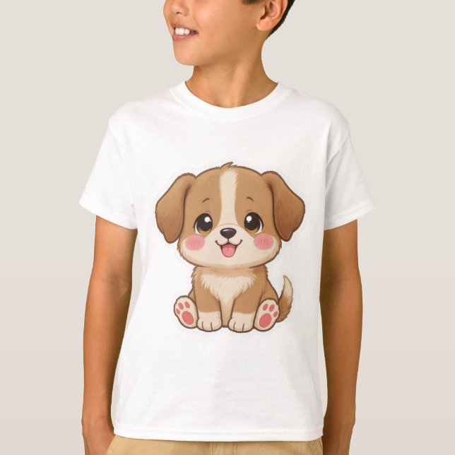Camiseta Diseño de caracter kawaii (Anverso)