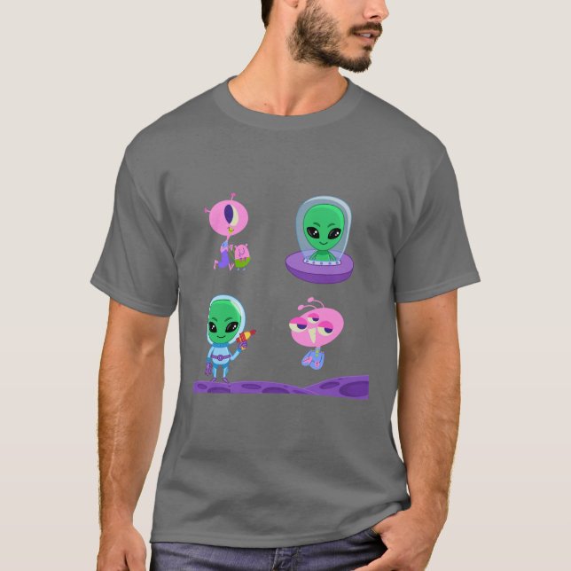 Camiseta Diseño de caracteres extranjeros 3D (Anverso)