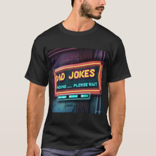 Camiseta Diseño de carga de Chistes de padre retro