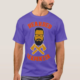 Camiseta Diseño de carpintero con barba