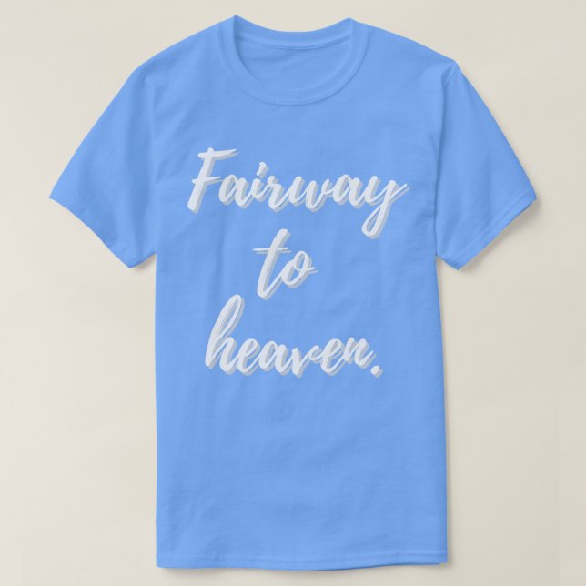 Camiseta Diseño De Carretera Al Cielo (Diseño del anverso)