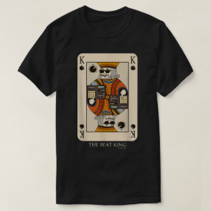 Camiseta Diseño de carta de juego del rey DJ Beat King