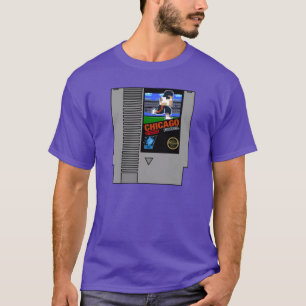 Camiseta diseño de cartucho de 8 bits de fútbol de Chicago