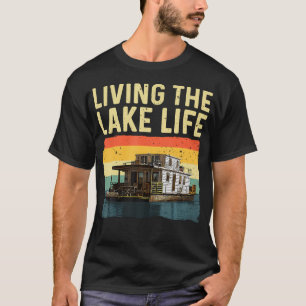 Camiseta Diseño de casa flotante para hombres y mujeres Cap