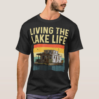 Camiseta Diseño de casa flotante para hombres y mujeres Cap
