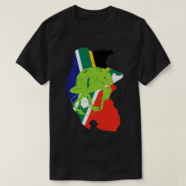 Camiseta Diseño de cascos para jugador de críquet de Sudáfr (Diseño del anverso)