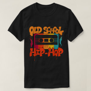 Camiseta Diseño de casete de Hip Hop Old School