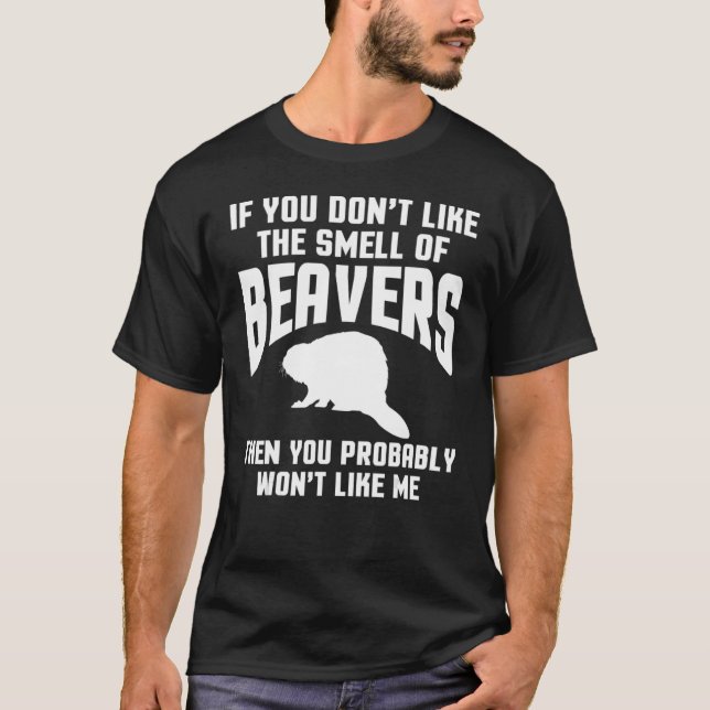 Camiseta Diseño de castores asombrosos (Anverso)