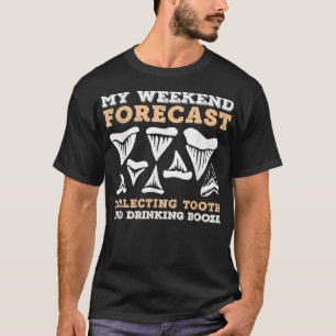 Camiseta Diseño de cazadores de dientes de tiburón para rec