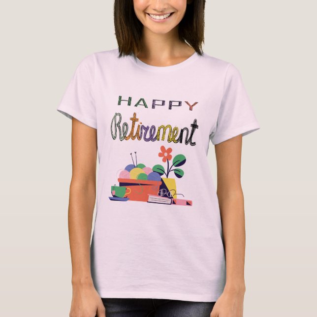 Camiseta Diseño de celebración de jubilaciones (Anverso)