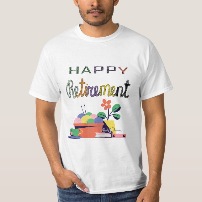 Camiseta Diseño de celebración de jubilaciones (Anverso)