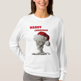Camiseta Diseño de Celebración de Navidad Festiva y Alegre