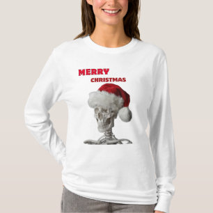 Camiseta Diseño de Celebración de Navidad Festiva y Alegre