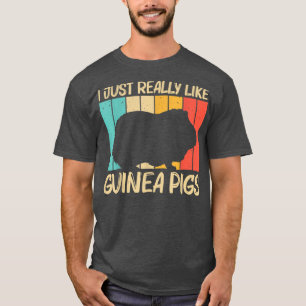 Camiseta Diseño de Cerdo de Guay Guinea para hombres mujere