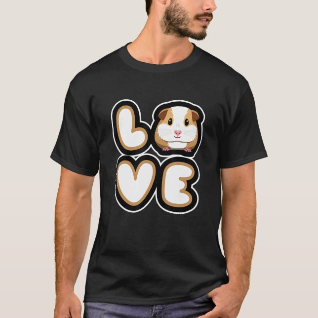 Camiseta Diseño De Cerdo De Guinea Cuta Para Hombres Mujere (Anverso)